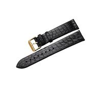 Torehueju 11/12/13/14/15/16/17/18/19/20/21/22mm Correa de reloj de piel de cocodrilo de color ultrafina y transpirable con cierre de pasador pulido