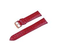 Torehueju 11/12/13/14/15/16/17/18/19/20/21/22mm Correa de reloj de piel de cocodrilo de color ultrafina y transpirable con cierre de pasador pulido