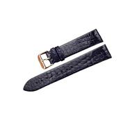 Torehueju 11/12/13/14/15/16/17/18/19/20/21/22mm Correa de reloj de piel de cocodrilo de color ultrafina y transpirable con cierre de pasador pulido