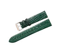 Torehueju 11/12/13/14/15/16/17/18/19/20/21/22mm Correa de reloj de piel de cocodrilo de color ultrafina y transpirable con cierre de pasador pulido