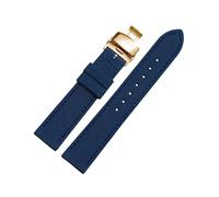 Torehueju 18/20/22/23/24mm Correa de reloj de nailon con hebilla de liberación rápida y forro de cuero agradable para la piel