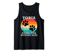 Toria Home For Wayward Dogs Apellido Camiseta sin Mangas