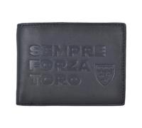 TORINO FC 263223, Cartera 100% Piel Torino Unisex-Adulto, Única, Negro, Talla única