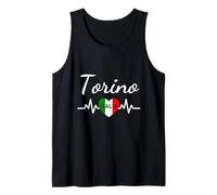 Torino Italia Bandera Italia Souvenir Regalo a Juego Italiano Camiseta sin Mangas