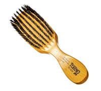 Torino Pro Wave Brush #8759-7 Fila de cerdas duras - Cerdas reforzadas - Gran cepillo de pelo de lobo y grueso - 360 ondas 360 ondas