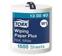 Tork 130040 Papel de secado extra de dos capas/Paños de papel compatibles con el sistema W1 / Premium / 1 x bobina de 510m / color blanco