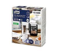 Tork 15830 Xpressnap Fit - Servilletas (2 capas, 21,3 cm de longitud, 720 unidades), color blanco