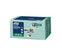 Tork 194550 Paño de limpieza de larga duración Premium / 1 capa/Paños multiusos compatibles con el sistema W8 / 8 paquetes x 40 paños (320 piezas) / color verde
