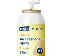 Tork 236050 Ambientador en spray / Recambio de atomizador de espray compatible con el sistema para ambientadores A1 / Cítrico