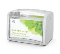Tork Dispensador servilletas sobremesa 272613 — para restaurantes, compatible sistema N4, gris claro