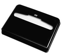 Tork 344088 Dispensador de cubreasientos para inodoro / Sistema V1 de papel cubreasiento wc / Negro