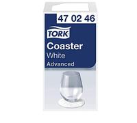 Tork 470246 Posavasos altamente absorventes Advanced de 8 capas, blanco, Ø 9cm, 12 x 250 posavasos (3.000 unidades)