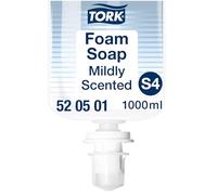 Tork 520501 Jabón en espuma suave / Jabón compatible con el sistema S4 / 1 litro / Aroma fresco / sensible