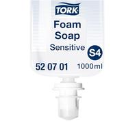 Tork 520701 Jabón en espuma extra suave / Jabón compatible con el sistema S4 / 1 litro / Neutro