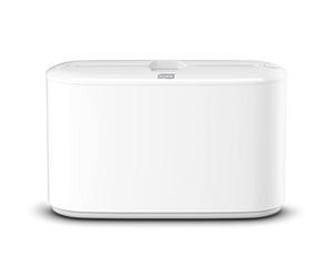 Tork 552200, Despachador de papel 8 x 32, 3 x 11 - Blanco | 21, 6cm, secamanos compatible con el sistema H2, Dispensador de toallas de mano entreplegadas pa