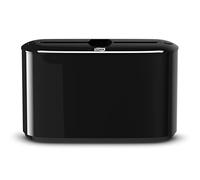 Tork 552208 Dispensador de toallas de mano entreplegadas para mostrador/despachador de papel secamanos compatible con el sistema H2, negro, 27.4x16.9x38.2 cm