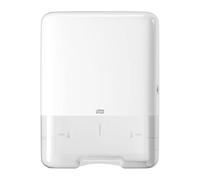 Tork 553000 Dispensador Mini de Toallas de Mano Plegadas en C y ZZ, Blanco