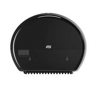 Tork 55508 Dispensador mini de papel higiénico Jumbo Elevation | Negro, Sistema T2