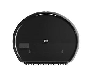 Tork 55508 Dispensador mini de papel higiénico Jumbo Elevation | Negro, Sistema T2