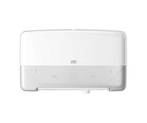 Tork 555500 Dispensador de doble rollo de papel higiénico mini Jumbo Elevation /Sistema T2 / Blanco