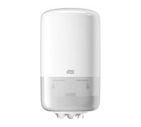 Tork 558000 Dispensador mini de alimentación central Elevation/Soporte de papel mecha compatible con el sistema M1 / Blanco