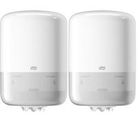 Tork 559000 Dispensador de alimentación Central Elevation/Soporte de Papel Mecha Compatible con el Sistema M2 / Blanco (Paquete de 2)