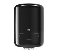 Tork 559008 Dispensador de alimentación central Elevation, Soporte de papel mecha compatible con el sistema M2, Negro