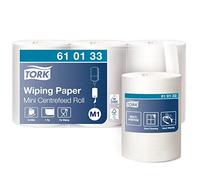 Tork 610133 Papel de secado Advanced/Paños de papel compatibles con el sistema M1 / 3 x bobinas / 1 capa - Blanco