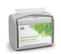 Tork 6234100-CON Xpressnap Dispensador de servilletas de mesa, plástico, gris