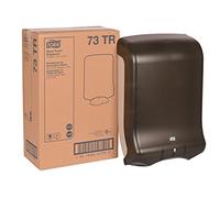 Tork 73TR Dispensador de Toallas de Mano multipliegue y Plegado en C, plástico, 18 Pulgadas de Alto x 11.75 Pulgadas de Ancho x 6.25 Pulgadas de Profundidad, Humo (Caja de 1 dispensador) para Uso con