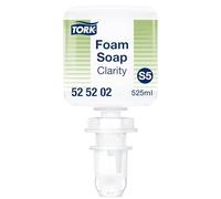 Tork Clarity Jabón en Espuma Mini para Lavado de Manos S5 525202, 8 x525 ml | Botella sellada de fábrica