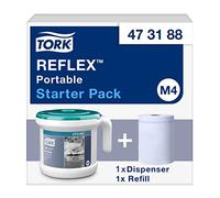 Tork DC488 Reflex Sistema de dispensador portátil de alimentación Central, 194 mm de Altura, 185 mm de diámetro