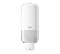 Tork Dispensador de Jabón Manual para Jabón Líquido, Gel y Spray Blanco, Sistema de dispensación económico e higiénico S1/S11, 560000