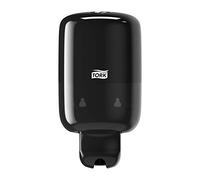 Tork Dispensador Mini para Jabón Líquido, Crema de Ducha, Loción y Limpiador de Inodoro y Desinfectante de Manos, Negro, Sistema de Dispensación S2 económico, Compacto, 561008