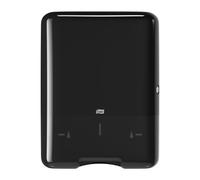 Tork Dispensador de toallas de mano 553008 – para toallas plegadas C y ZZ, Sistema H3 – Negro