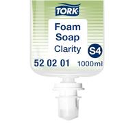 Tork Jabón en espuma Clarity, formula sostenible, 1000 ml, 520201