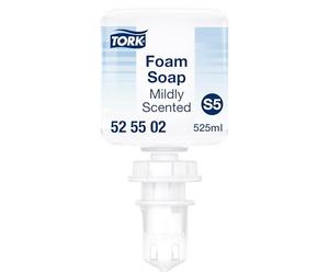 Tork Jabón en Espuma Mini Ligeramente Perfumado, S5, 1×525ml, 525502 | para Lavado de Manos, Ingredientes hidratantes