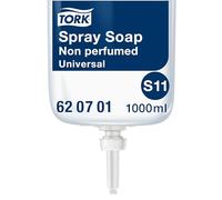 Tork Jabón en Spray S11, Sin perfume, 1000ml, 620701