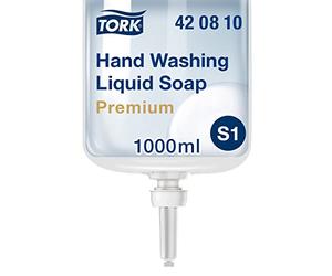 Tork Jabón Líquido para Manos sin fragancia S1/S11, Disolvente de grasas, 1 × 1000 ml, 420810
