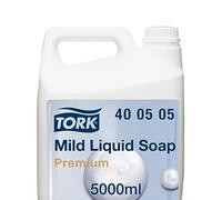 Tork Jabón Líquido Suavemente Perfumado Amarillo Claro, Dermatológicamente Probado, 5000ml, 400505