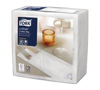 Tork LinStyle - Servilletas para cubiertos (12 x 50 unidades), color blanco