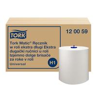 Tork Matic Toallas de Papel para Manos Extra Largas Blancas H1, Universal, Económico, 6 Rollos x 280m, 120059