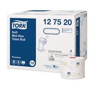 Tork Midi 127520 Papel higiénico de 2 capas | 27 rollos | Tork T6