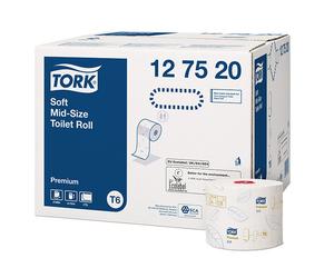 Tork Midi 127520 Papel higiénico de 2 capas | 27 rollos | Tork T6