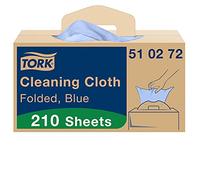 Tork Paño de Limpieza Multiusos Azul W7, 510272, 1 x 210 Paños | Dispensación Única