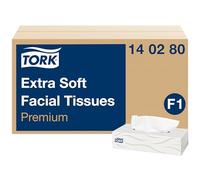 Tork Pañuelos Faciales Suaves Blancos F1, Premium, 2 capas, 30 x 100 hojas, 140280