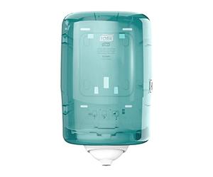 Tork Reflex Sola Hoja Mini Centrefeed Turquoise dispensador