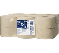 Tork Rollo de Papel Higiénico Natural Mini Jumbo T2, Calidad Avanzada, 2 Capas, 1 Rollo x 170 m, 120377