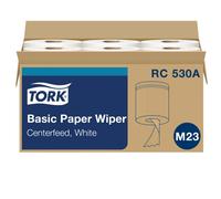 Tork universal RC530 centerfeed rollo de papel toalla de mano, 2 capas, 7.6 "Ancho x 11,75 cm de largo, color blanco (caja de 6 rollos, 530 por rollo, 3,000 toallas)