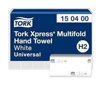 Tork Xpress® Toallas de Manos Multidobladas Blancas H2, Universal, Económicas, 21 x 190 hojas, 150400